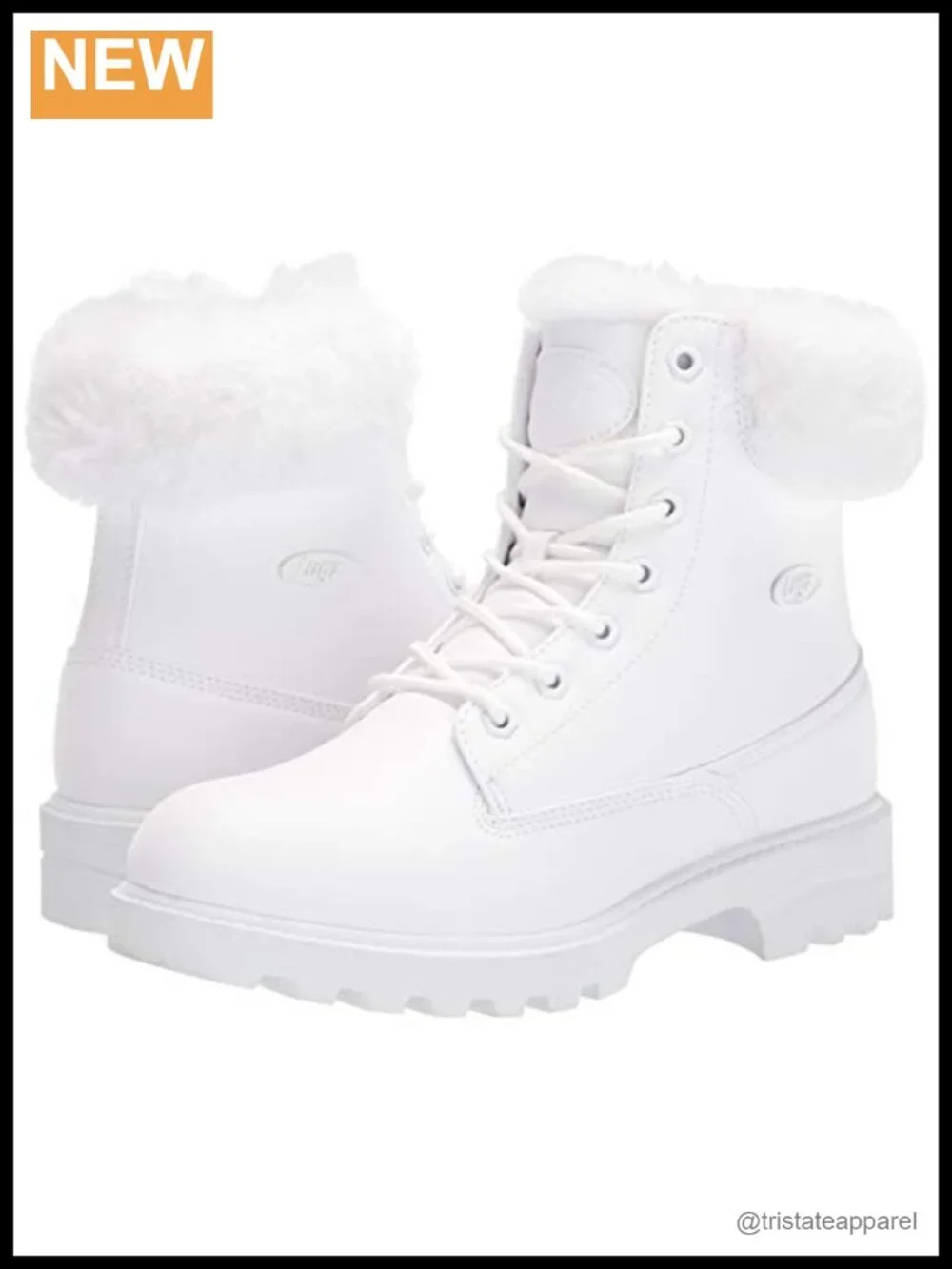 Lugz Women's Empire Hi Faux Fur Chukka Boot with Memory Foam
